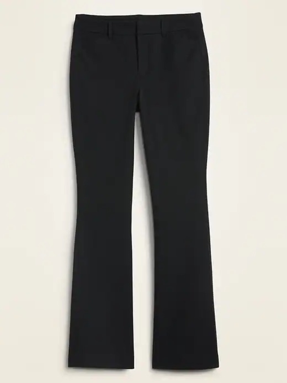 Old Navy Pixie Flare Pants Womens 8 Black High Rise Dress Work Office Trousers